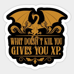 Tabletop RPG Addict XP Dragon Dungeons Sticker